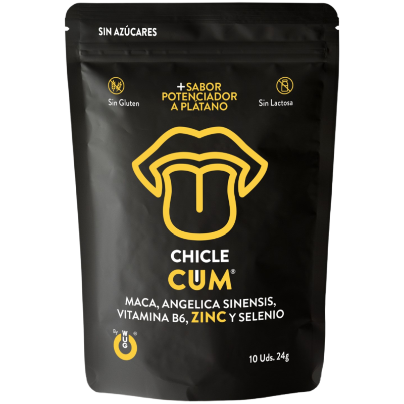 WUG SEX SENSE - CUM AUGMENTATION DE L'ÉJACULATION GOMME ET SPERME SAVEUR BANANE 10 UNITÉS
