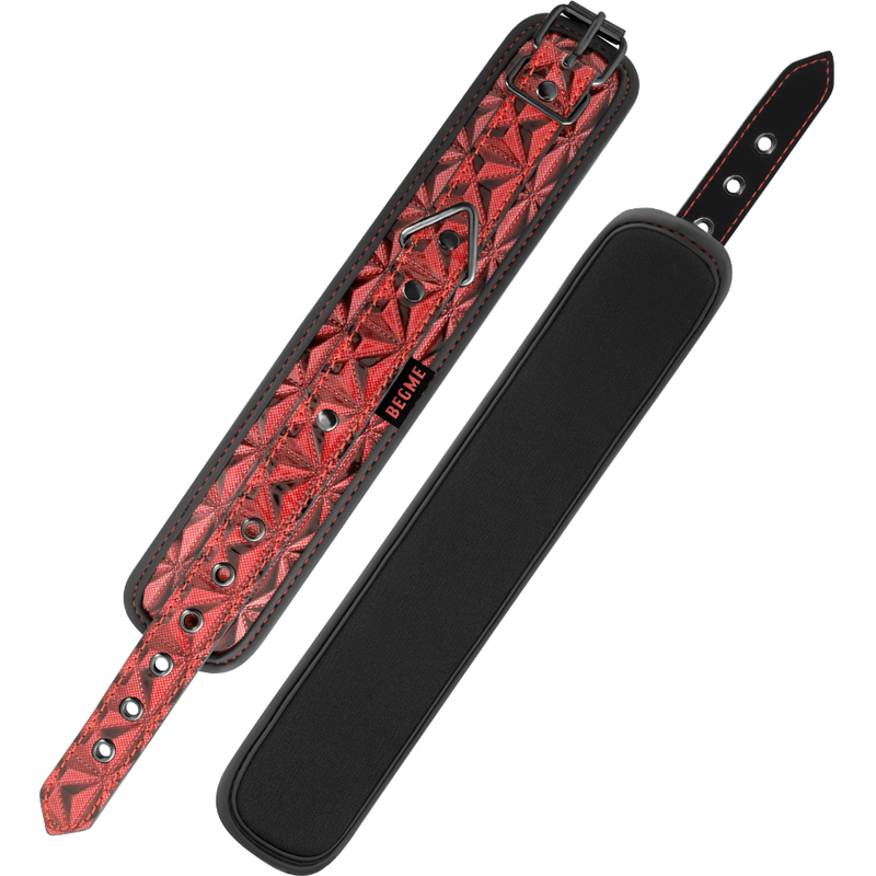 BEGME - MENOTTES CHEVILLES ÉDITION ROUGE AVEC DOUBLURE EN NÉOPRÈNE