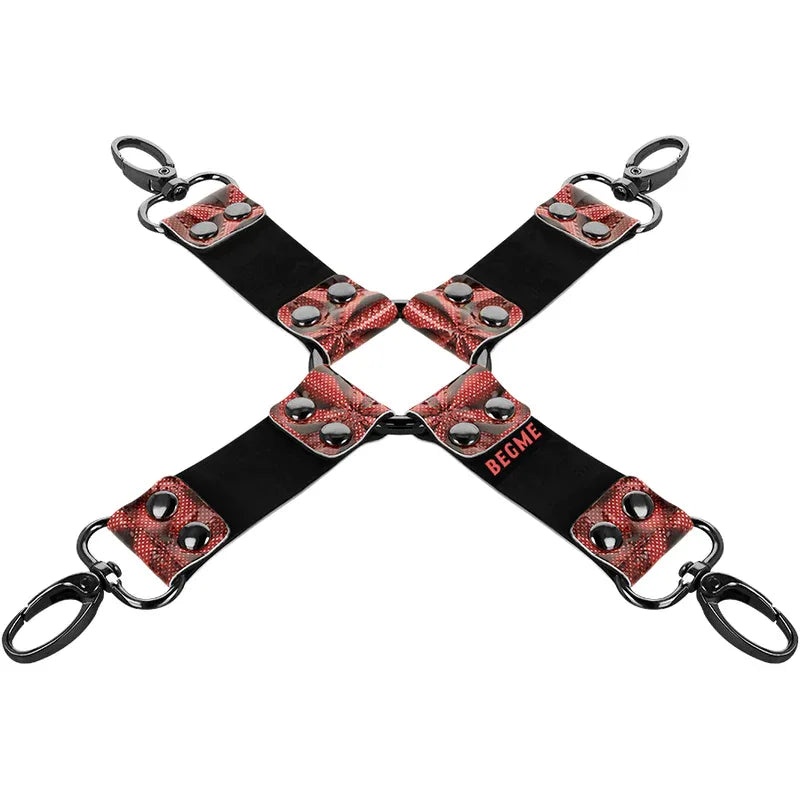BEGME - CRAVATE DE PORC EN CUIR VÉGAN PREMIUM ÉDITION ROUGE - Incandessens