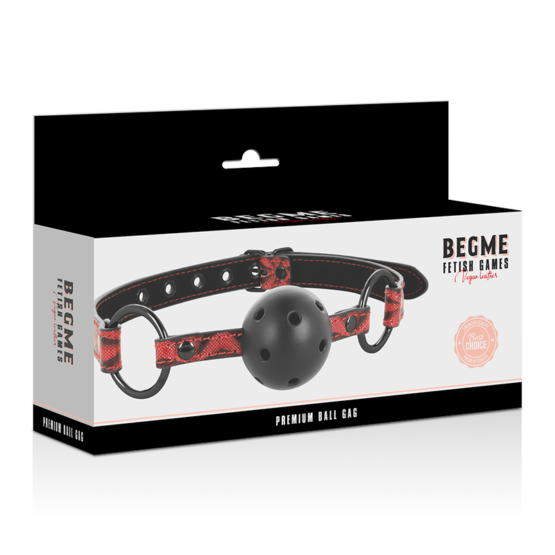 BEGME - BAILLON EN CUIR VÉGÉTALIEN ÉDITION ROUGE