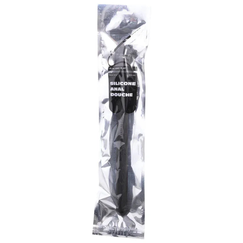 ALL BLACK - DOUCHE ANAL RIDÉE EN SILICONE 27 CM - Incandessens
