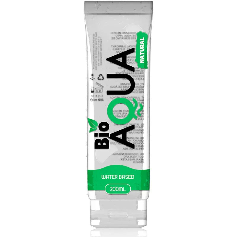 BIOAQUA - LUBRIFIANT INGRÉDIENTS NATURELS À BASE D'EAU 200 ML - Incandessens
