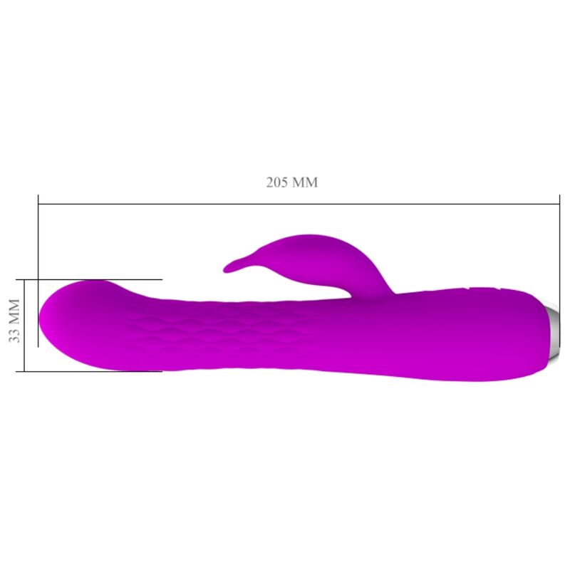 PRETTY LOVE - VIBROMASSEUR MOLLY AVEC ROTATION RECHARGEABLE