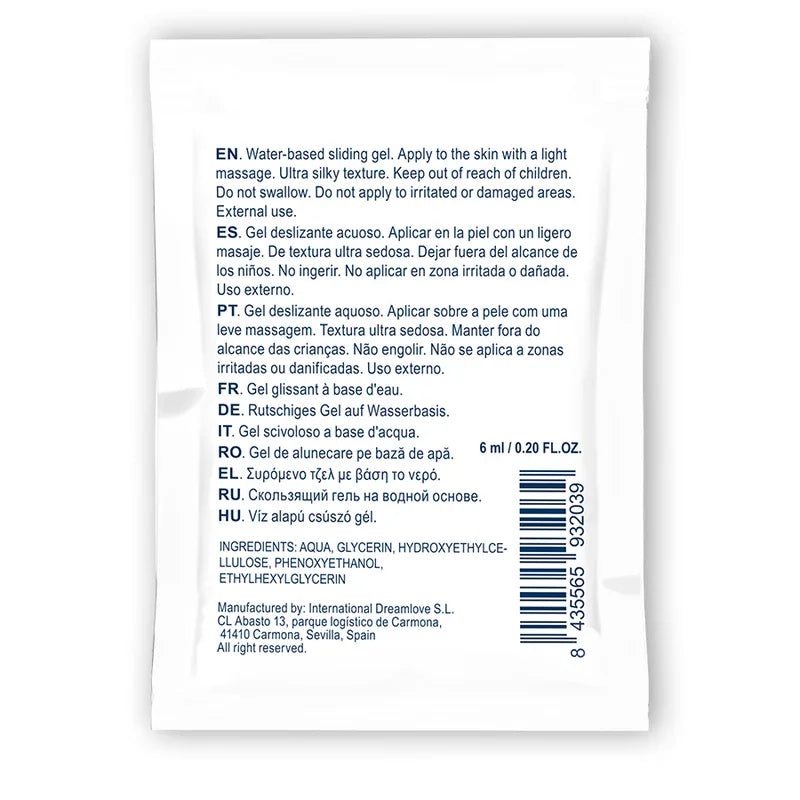 WATERFEEL - GEL NEUTRE BASE D'EAU 6 ML - Incandessens