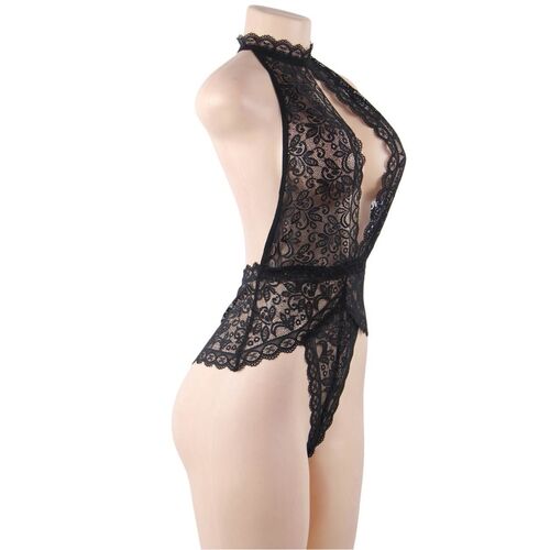 SUBBLIME - BODY DENTELLE NOIR DOS NU