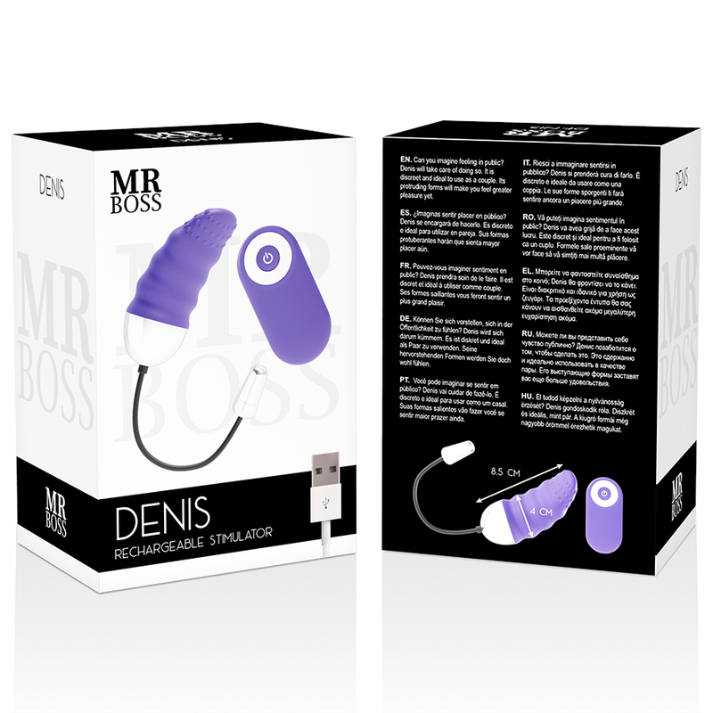 MR BOSS - DENIS OEUF VIBRANT TÉLÉCOMMANDE