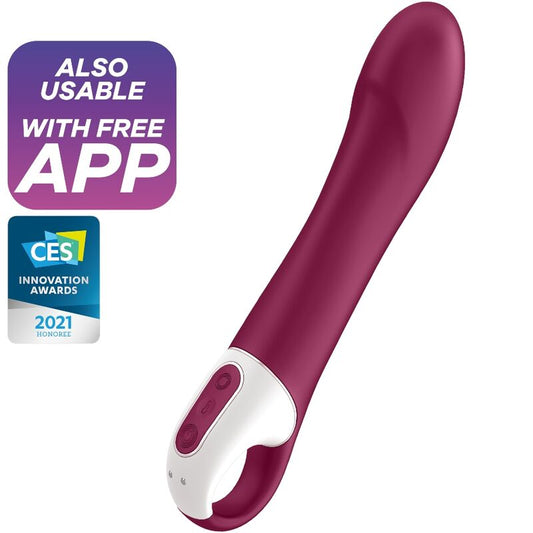 SATISFYER - VIBROMASSEUR POINT G BIG HEAT