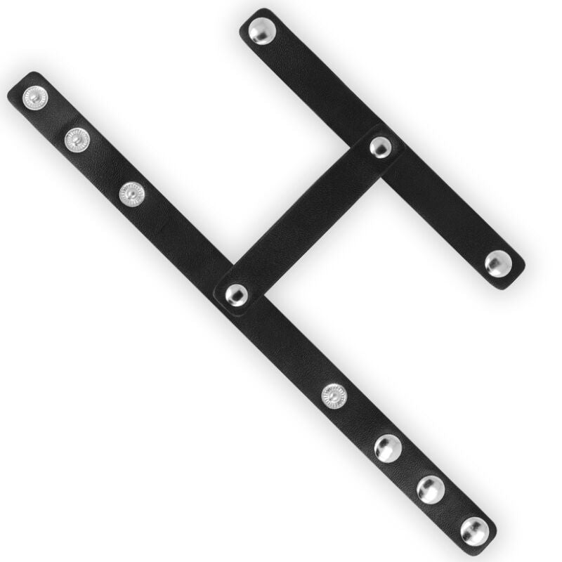 OHMAMA FETISH - COCKRING EN CUIR ET RIVETS