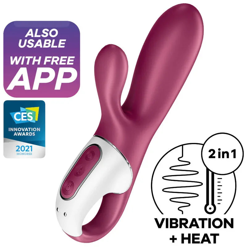SATISFYER - VIBROMASSEUR POINT G HOT BUNNY Incandessens SATISFYER - VIBROMASSEUR POINT G HOT BUNNY Incandessens