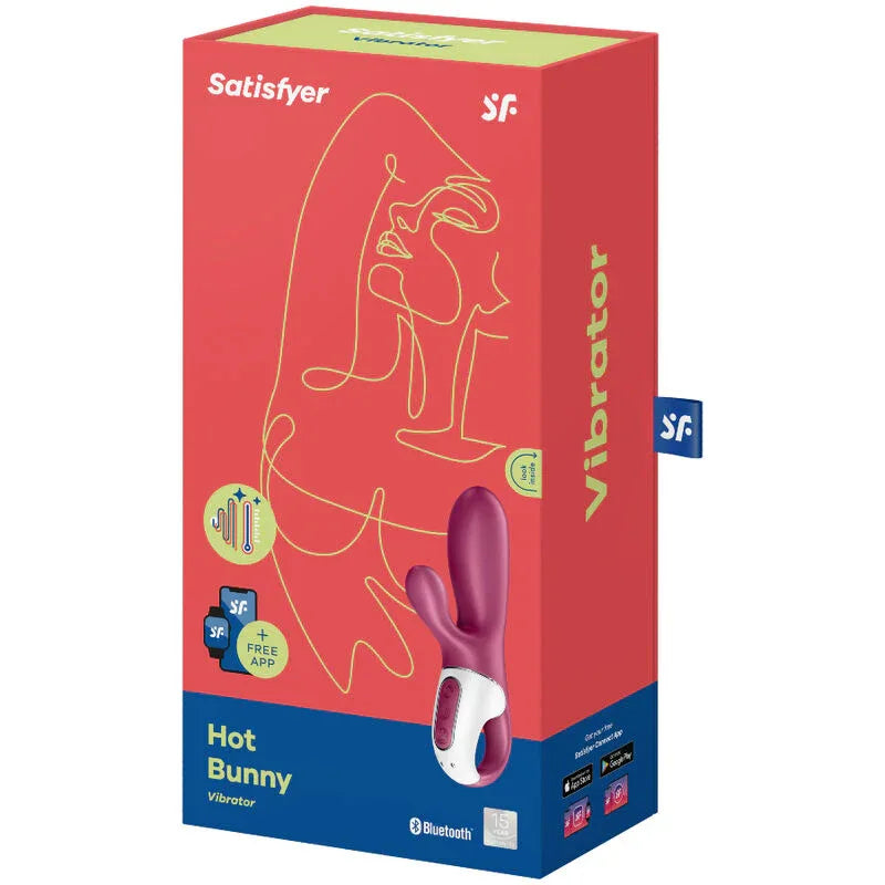SATISFYER - VIBROMASSEUR POINT G HOT BUNNY - Incandessens