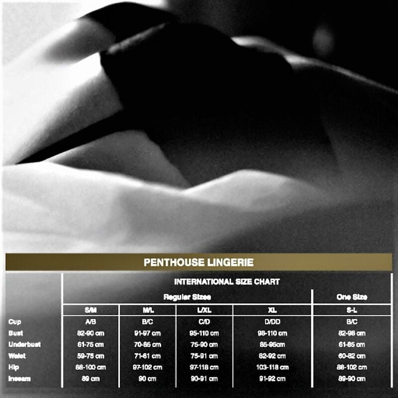 PENTHOUSE - BODY LINGERIE SENSUEL NOIR