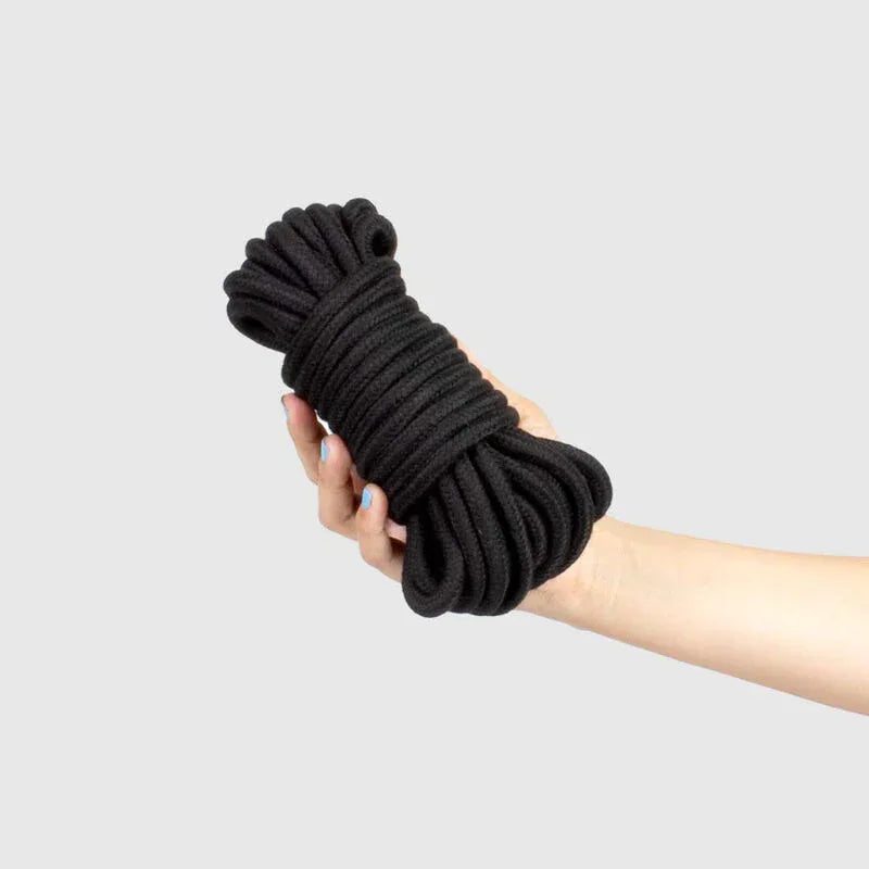 SECRETPLAY - CORDE DE BONDAGE NOIRE COLLECTION BDSM - Incandessens