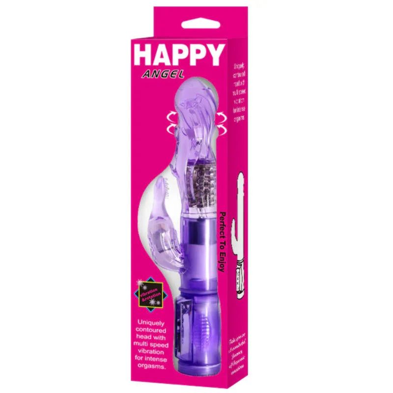 BAILE - MINI ROTATEUR AVEC LAPIN HAPPY ANGEL LILAS - Incandessens