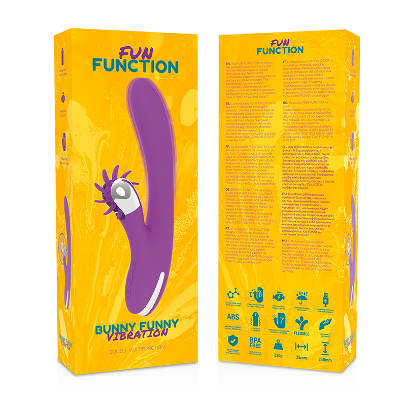 FUN FUNCTION - VIBROMASSEUR BUNNY FUNNY VIBRATION 2.0