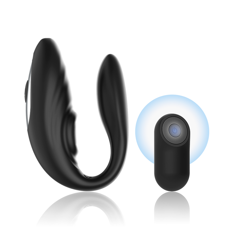 BRILLY GLAM - STIMULATEUR COUPLE TÉLÉCOMMANDE À IMPULSIONS ET VIBRANT