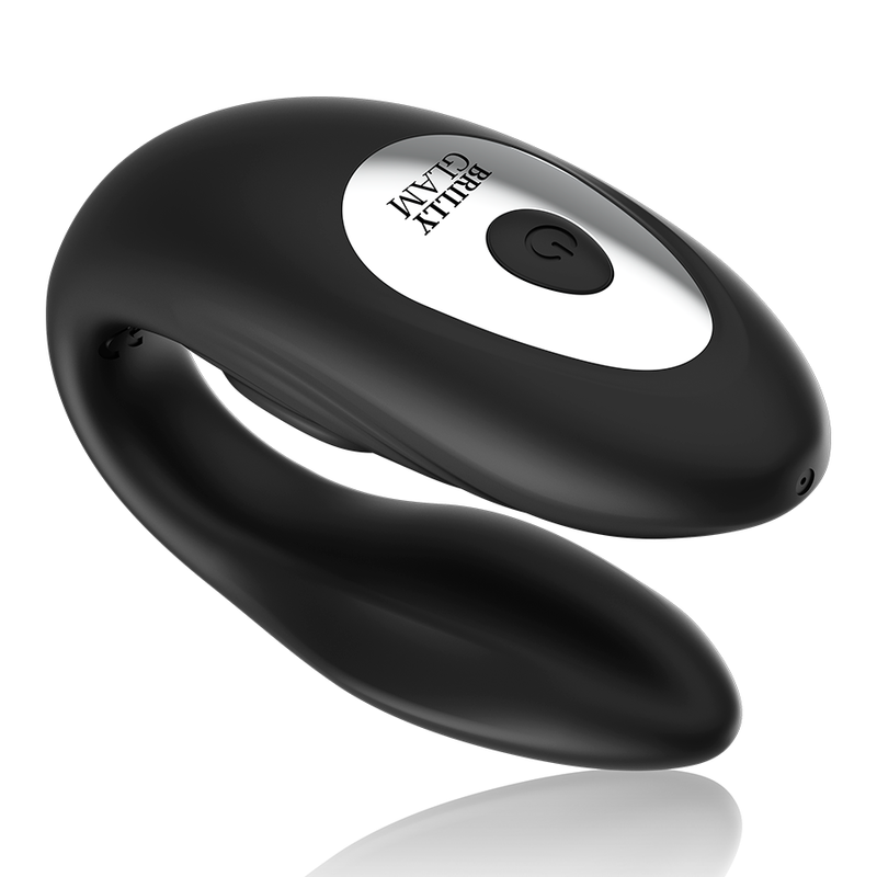 BRILLY GLAM - STIMULATEUR COUPLE TÉLÉCOMMANDE À IMPULSIONS ET VIBRANT