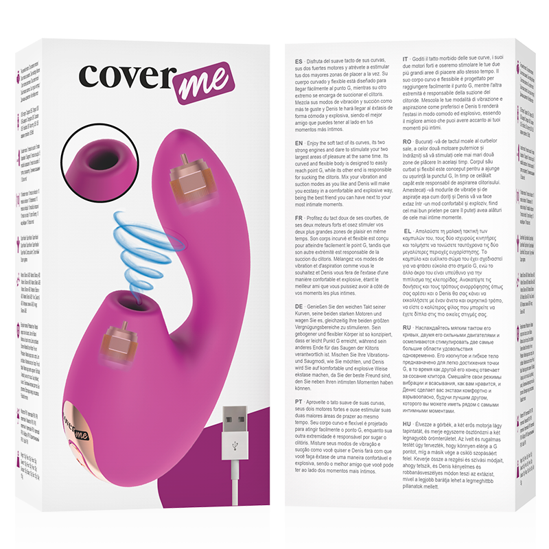 COVERME - ASPIRATION CLITORIS ET VIBRATEUR PUISSANT RUSH G-SPOT