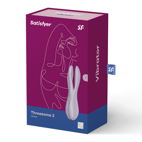 SATISFYER - VIBRATEUR STIMULATEUR THREESOME 2