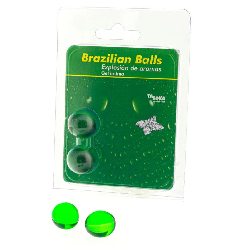 TALOKA - 2 BOULES BRÉSILIENNES GEL INTIME MENTHE - Incandessens