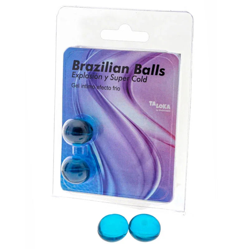 TALOKA - 2 BOULES BRÉSILIENNES GEL EXCITANT EFFET FROID - Incandessens