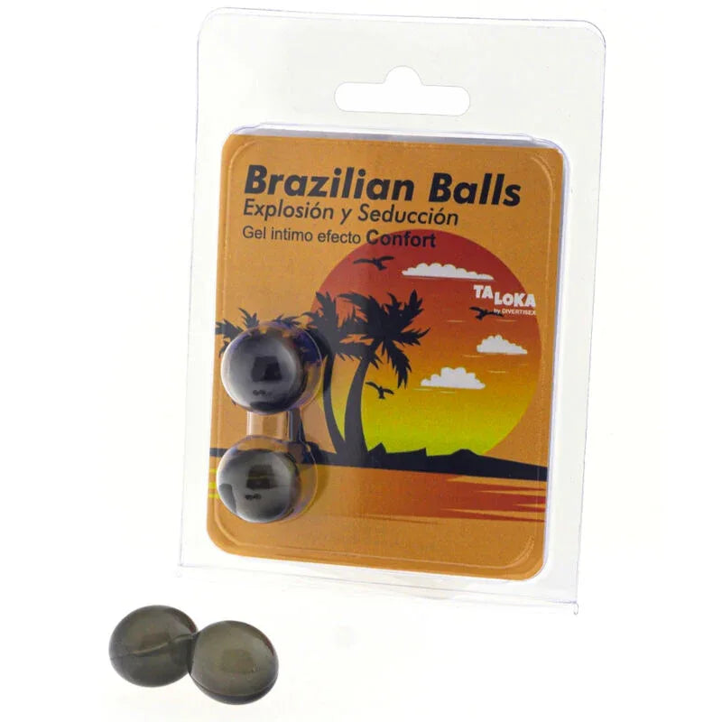 TALOKA - 2 BALLES BRÉSILIENNES GEL EXCITANT EFFET CONFORT - Incandessens