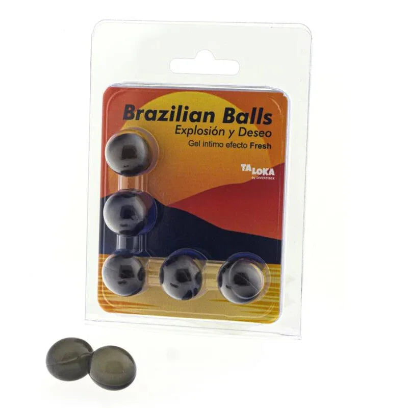 TALOKA - 5 BOULES BRÉSILIENNES GEL EXCITANT EFFET FRAIS - Incandessens