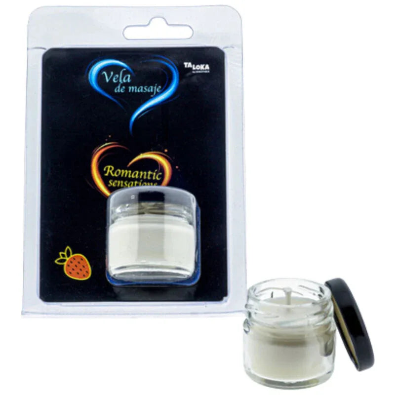 TALOKA - BOUGIE DE MASSAGE FRAISE - Incandessens