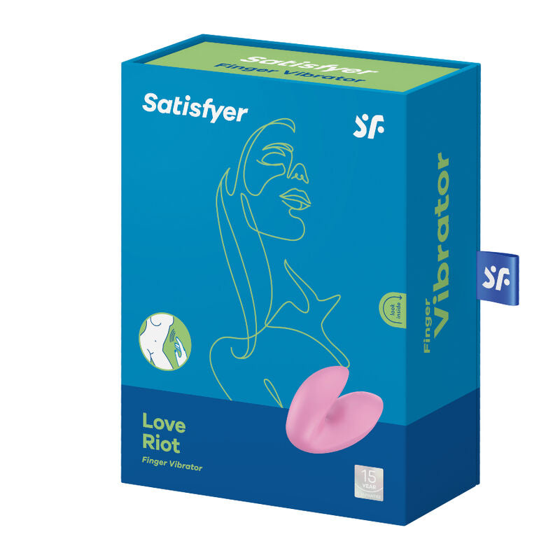 SATISFYER - VIBRATEUR CLITORIS DOIGTS LOVE RIOT