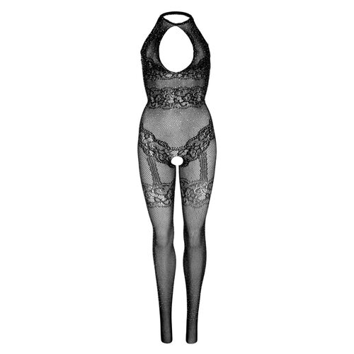 LEG AVENUE - BODYSTOCKING COMBINAISON RÉSILLE OUVERTE TAILLE UNIQUE