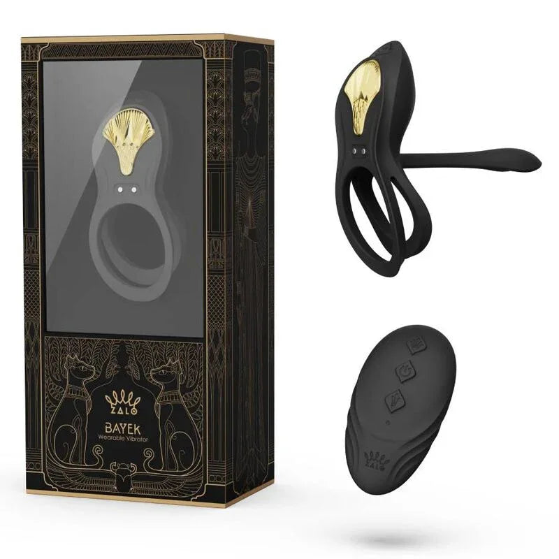 ZALO - ANNEAU VIBRANT COUPLES BAYEK NOIR - Incandessens