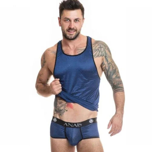 ANAIS MEN - DEBARDEUR HOMM NAVAL BLEU MARINE - Incandessens