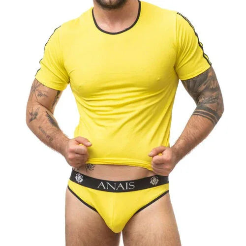 ANAIS MEN - TOKIO T-SHIRT HOMME JAUNE - Incandessens