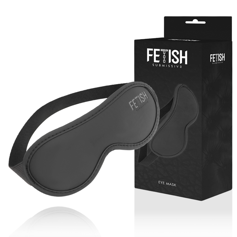 FETISH SUBMISSIVE - MASQUE EN CUIR VÉGAN II AVEC DOUBLURE EN NEOPRÈNE