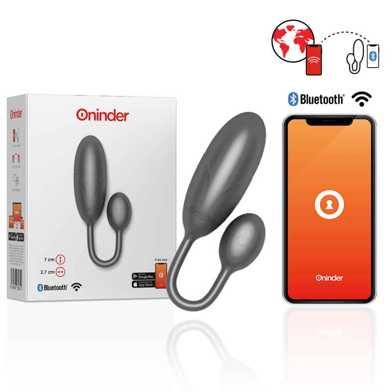 ONINDER - OEUF VIBRANT DENVER 7 X 2,7 CM APPLICATION GRATUITE