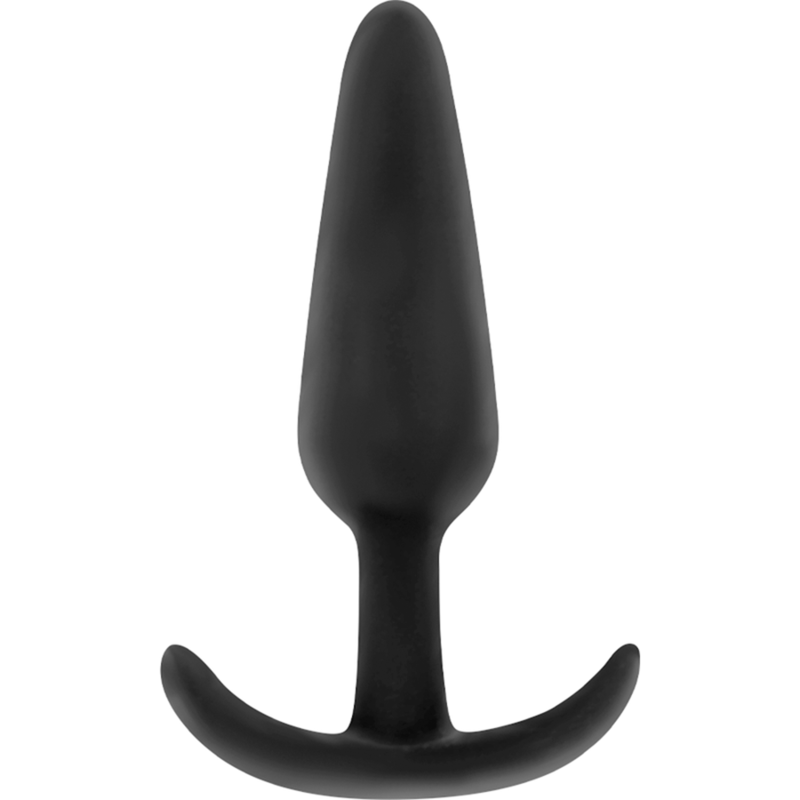 BLACK&SILVER - PLUG ANAL EN SILICONE TOUCHER VELOURS HANSEL