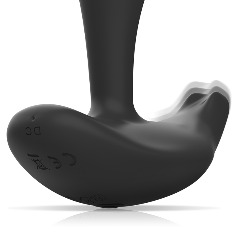 BLACK&SILVER - PLUG ANAL DWAYNE TÉLÉCOMMANDE EN SILICONE