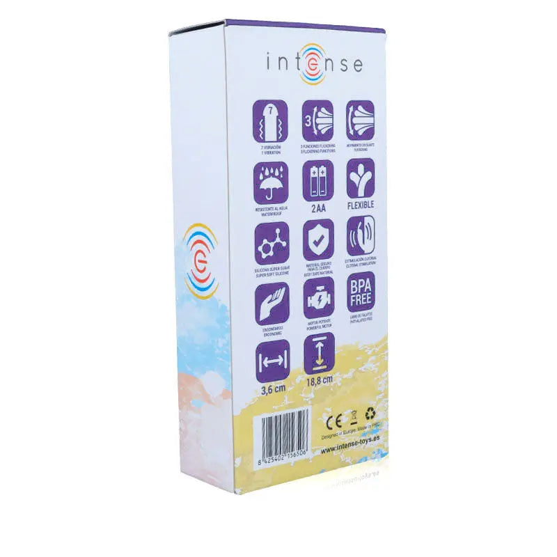 INTENSE - VIBRATEUR OSCILLANT SUSY SILICON RABBIT LILAS INTENSE FUN