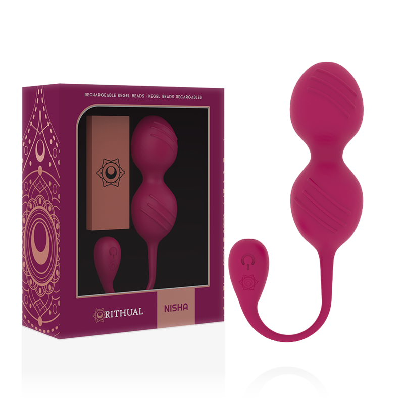 RITHUAL - BOULES DE GEISHA VIBRANTES RECHARGEABLES NISHA