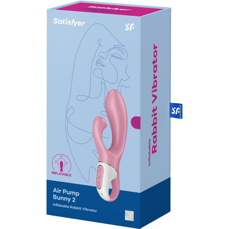 SATISFYER - AIR POMPE BUNNY 2 ROSE
