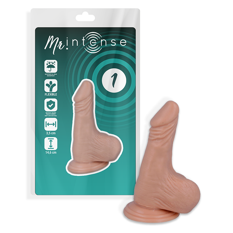 MR INTENSE - 1 GODE RÉALISTE 14.6 CM -O- 3.5 CM