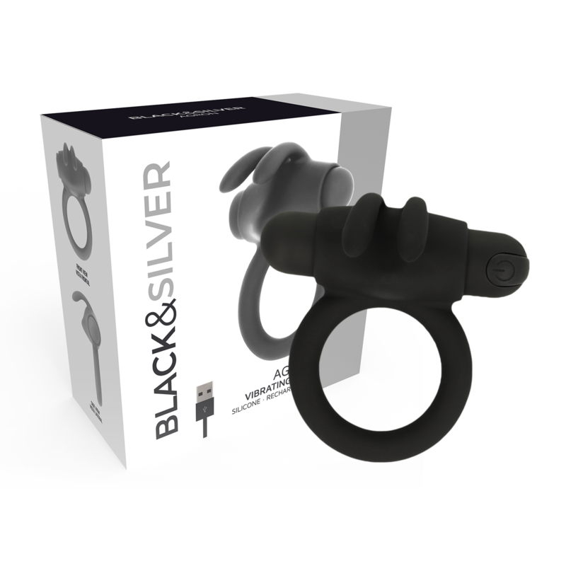 BLACK&SILVER - COCKRING VIBRANT AGRON 2.O