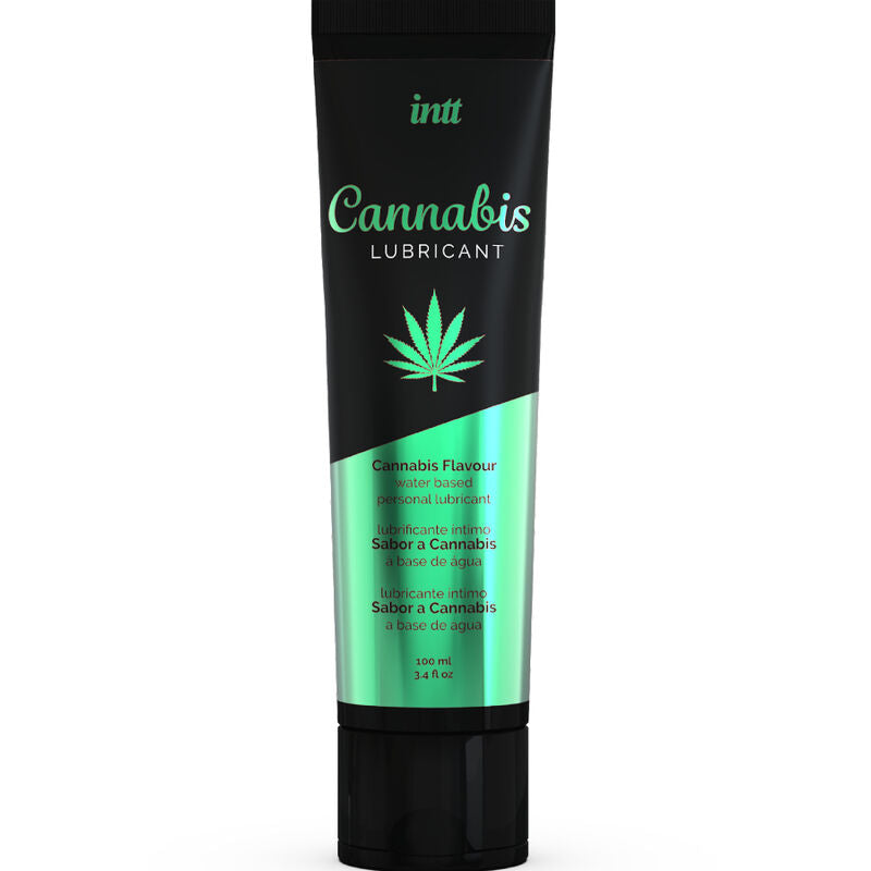 INTT LUBRICANTS - LUBRIFIANT INTIME A BASE D'EAU SAVEUR CANNABIS