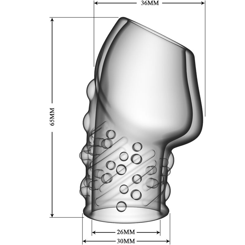 PRETTY LOVE - EPAISSISSEUR DE GLAND TRANSPARENT MATIAS