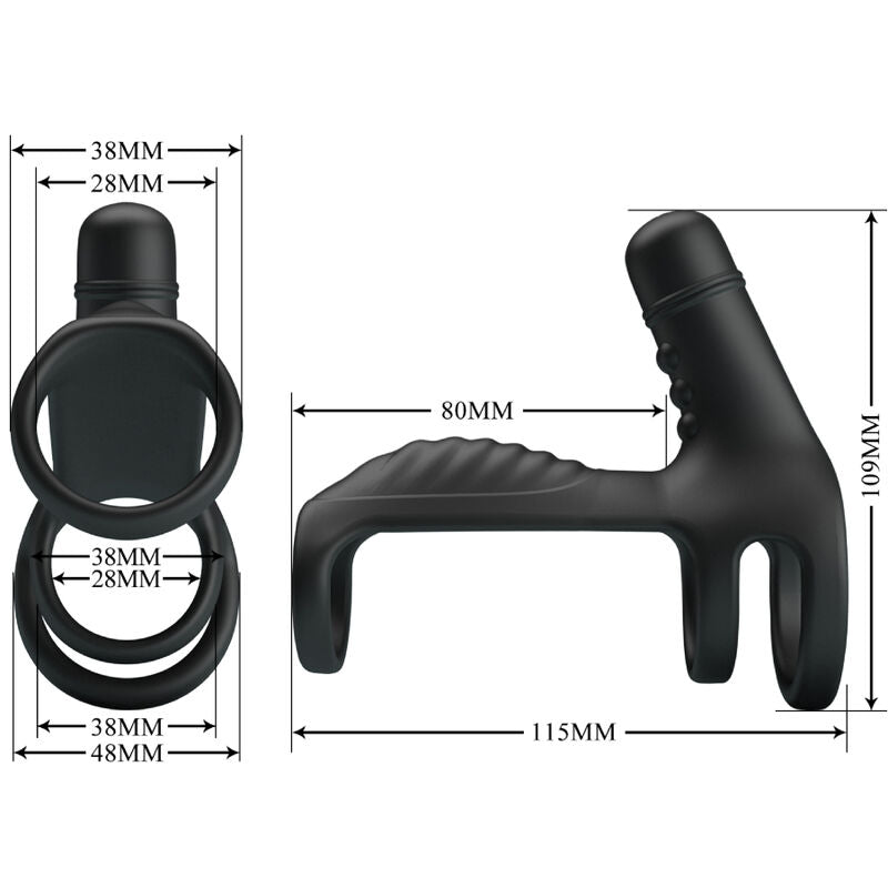 PRETTY LOVE - MANCHON D'EXTENSION RIGIDIFIANT EN SILICONE