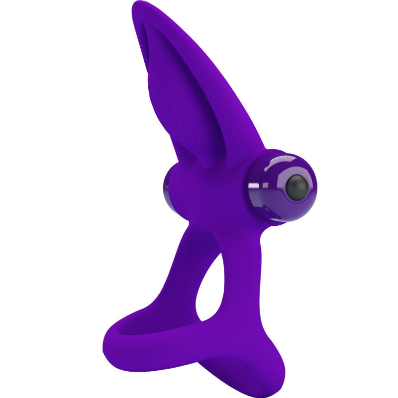 PRETTY LOVE - ANNEAU VIBRANT 10 VIBRATIONS SILICONE VIOLETTE