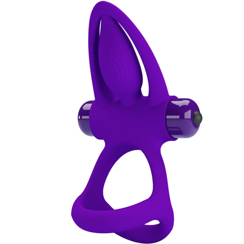 PRETTY LOVE - ANNEAU VIBRANT 10 VIBRATIONS SILICONE VIOLETTE