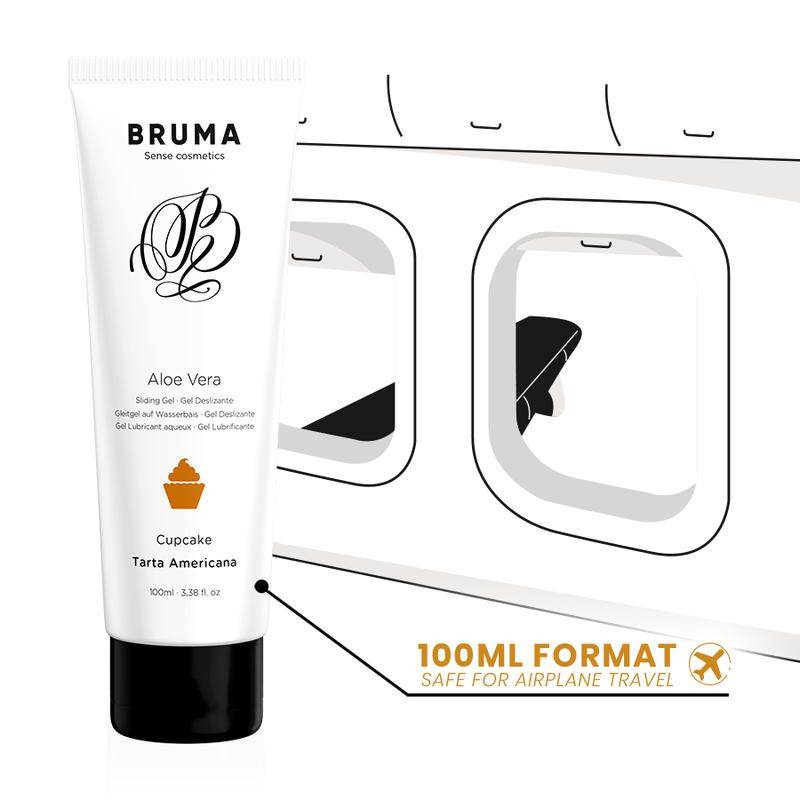 BRUMA - GEL GLISSANT À L'ALOE VERA SAVEUR CUPCAKE 100 ML