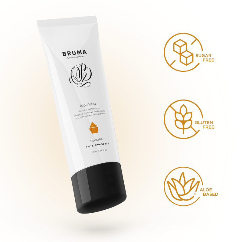BRUMA - GEL GLISSANT À L'ALOE VERA SAVEUR CUPCAKE 100 ML