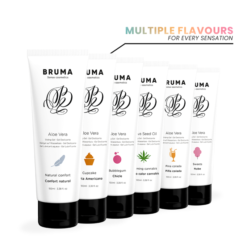 BRUMA - GEL GLISSANT À L'ALOE VERA SAVEUR CUPCAKE 100 ML