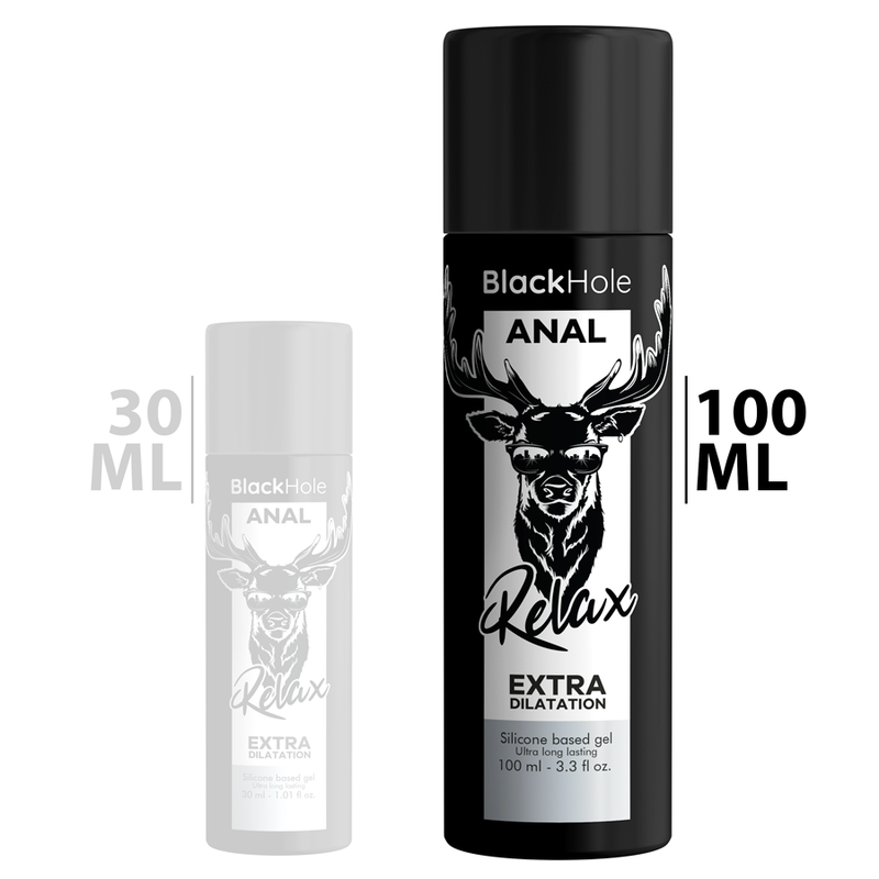 BLACK HOLE - GEL BASE SILICONE DILATATION ANALE 100 ML